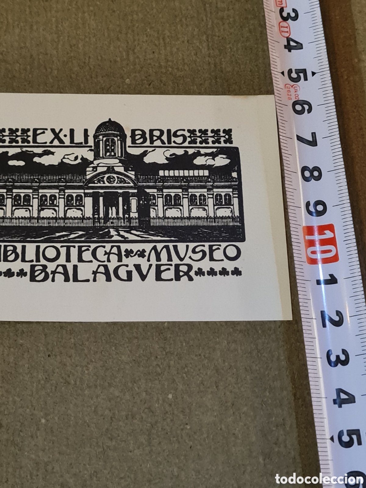 Arte: Exlibris BIBLIOTECA MUSEO BALAGUER - Foto 2