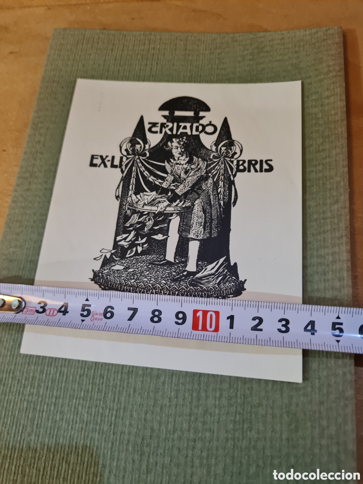 Arte: Exlibris Josep Triad&oacute; 1902 - Foto 2