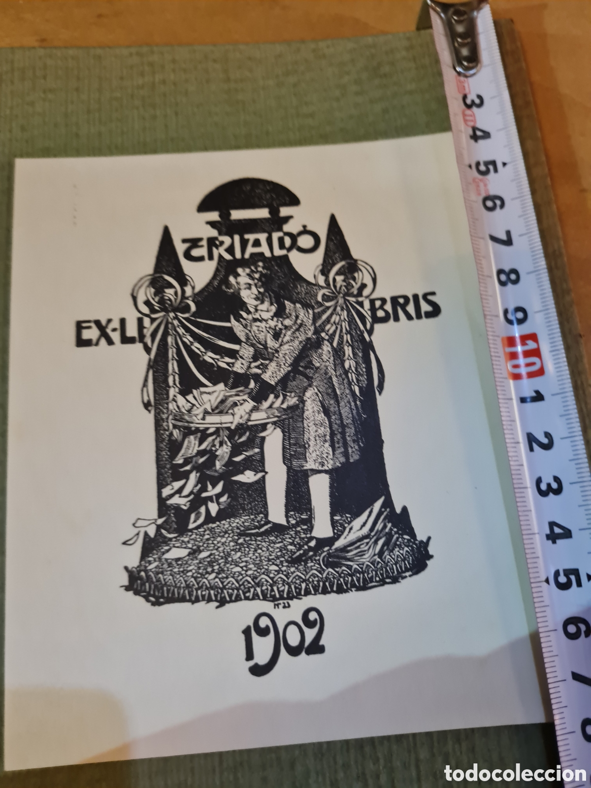 Arte: Exlibris Josep Triad&oacute; 1902 - Foto 3