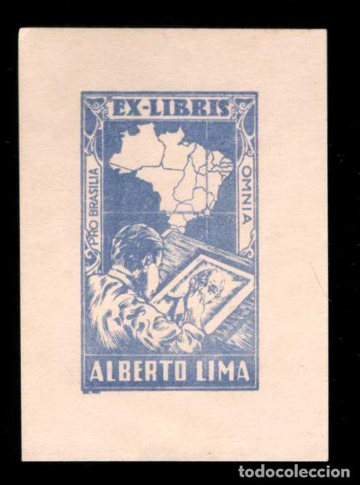 Arte: EX-LIBRIS ALBERTO LIMA. Pro Brasilia Omnia - Foto 1