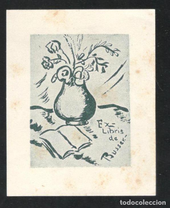 Arte: EX-LIBRIS BUSSER, 83x66 - Foto 1