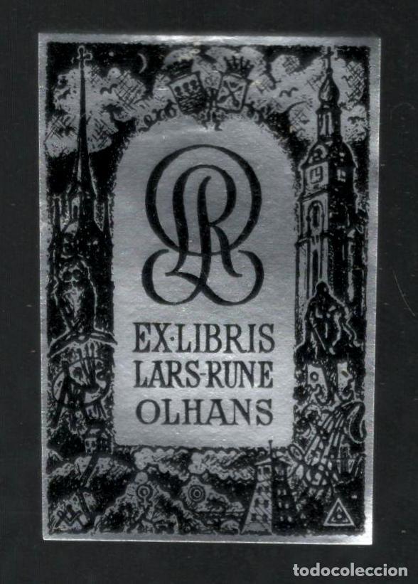 Arte: EX-LIBRIS LARS RUNE OLHANS - Foto 1