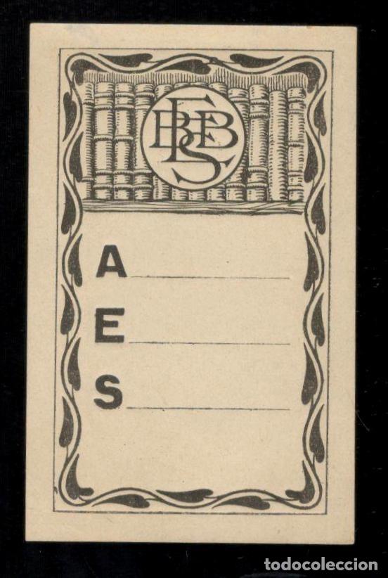 Arte: EX-LIBRIS sin usar. 92x58 - Foto 1