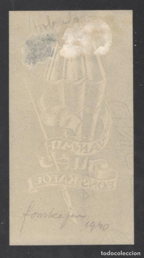 Arte: EX-LIBRIS VAN MIJ FONSKAFOE, 1940 - Foto 2
