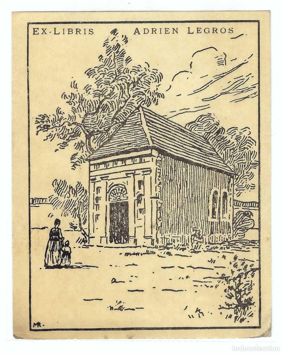 Arte: EX- LIBRIS.- ADRIEN LEGROS. ARTE. LIBROS - Foto 1