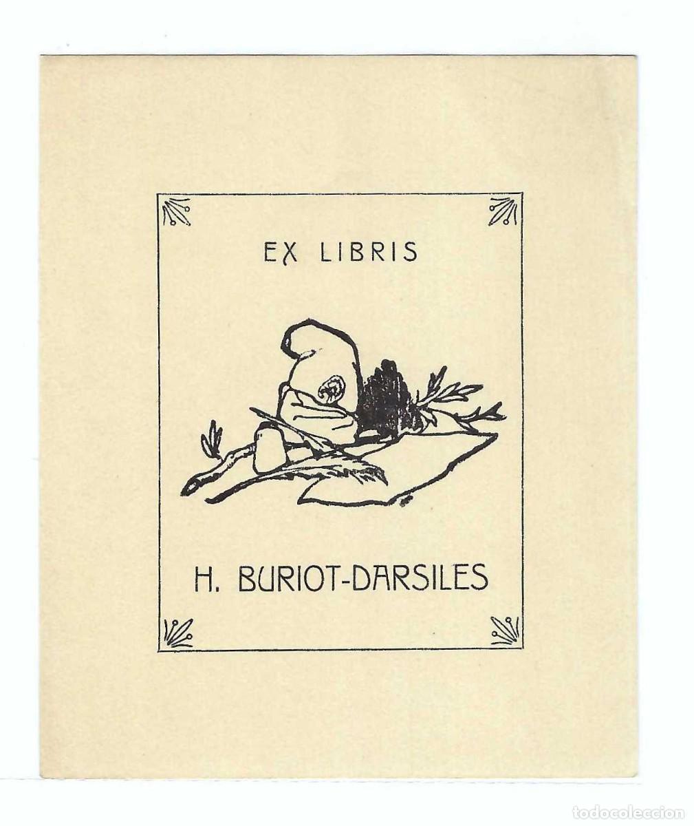 Arte: EX- LIBRIS.- H. BURIOT DARSILES. ARTE. LIBROS - Foto 1