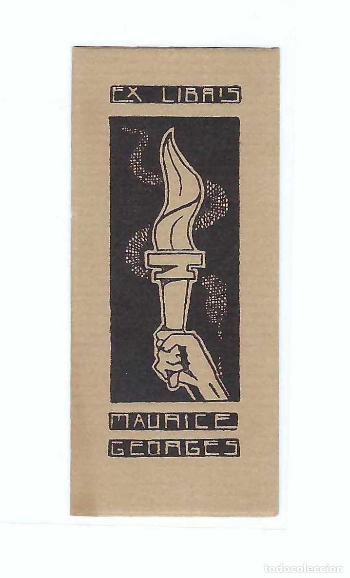 Arte: EX- LIBRIS.- MAURICE GEORGES. ARTE. LIBROS - Foto 1