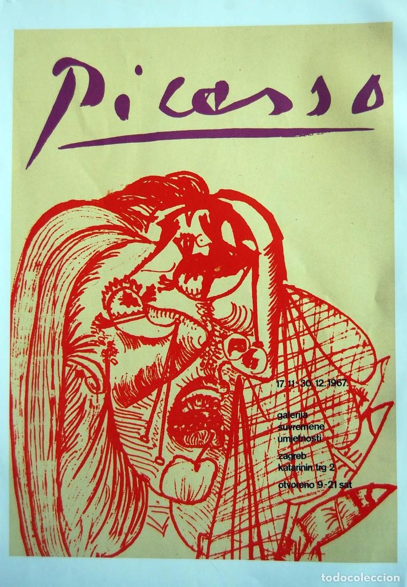 Arte: PABLO PICASSO - Posters 1957. 36 x 26 cm - Foto 1