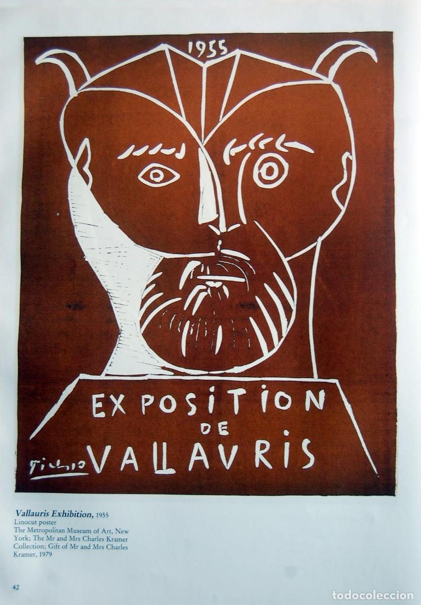 Arte: PABLO PICASSO - Posters 1957. 36 x 26 cm - Foto 1