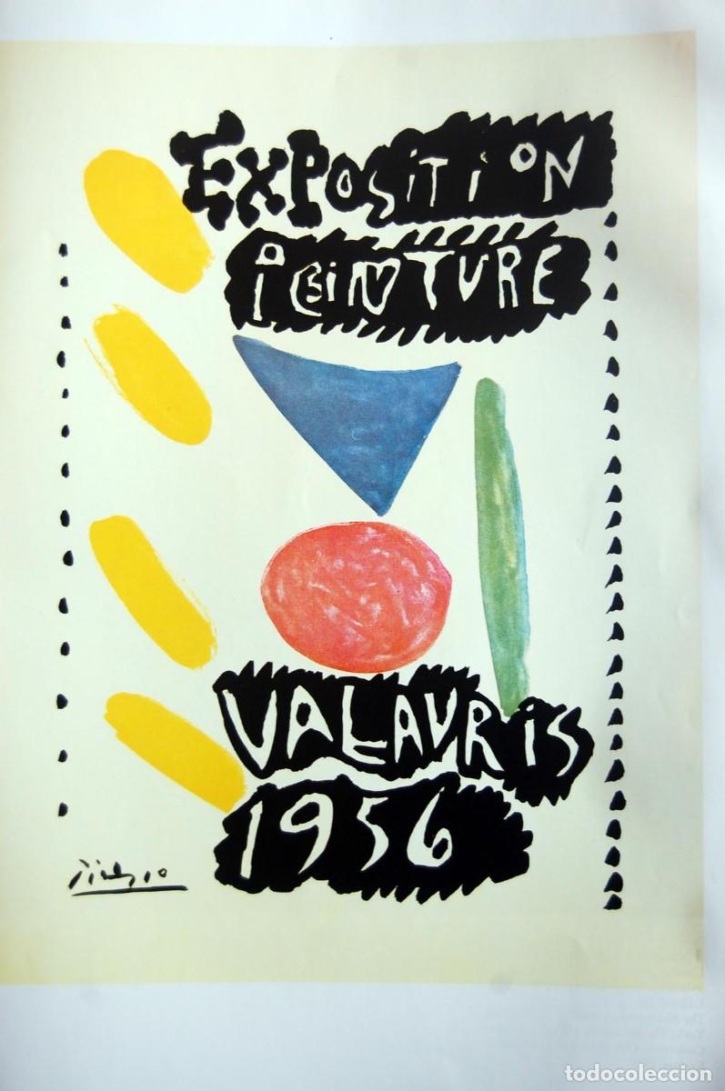 Arte: PABLO PICASSO - Posters 1957. 36 x 26 cm - Foto 1