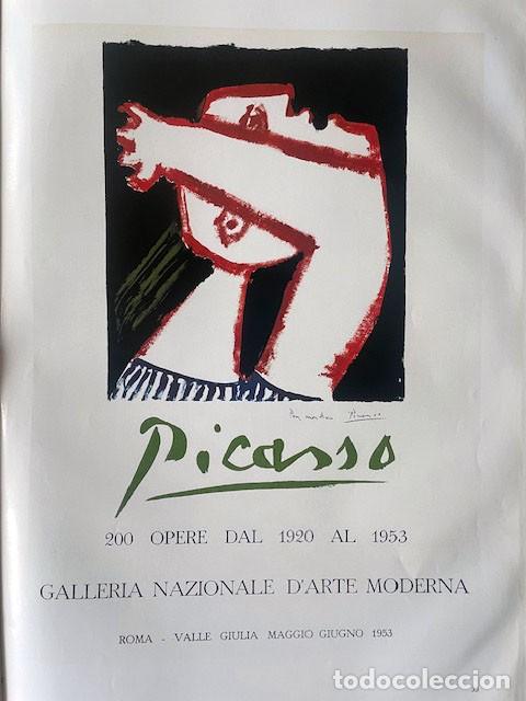 Arte: PABLO PICASSO - Posters 1957. 36 x 26 cm - Foto 1