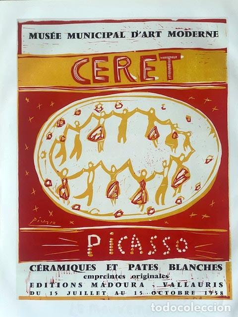 Arte: PABLO PICASSO - Posters 1957. 36 x 26 cm - Foto 1