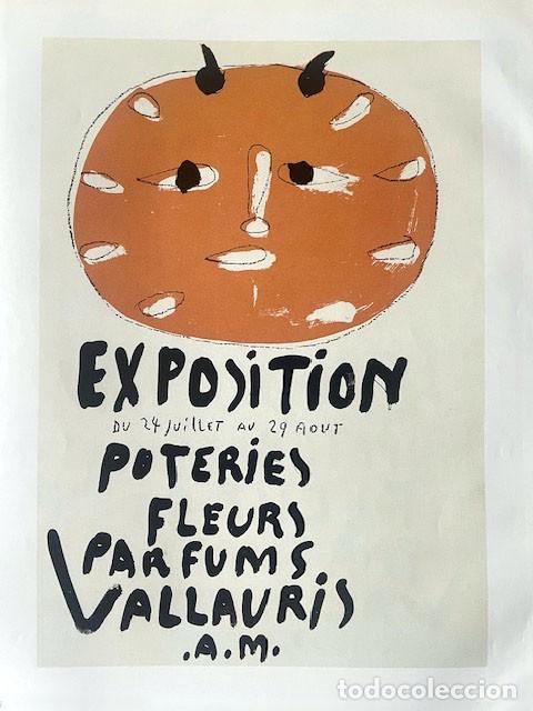 Arte: PABLO PICASSO - Posters 1957. 36 x 26 cm - Foto 1