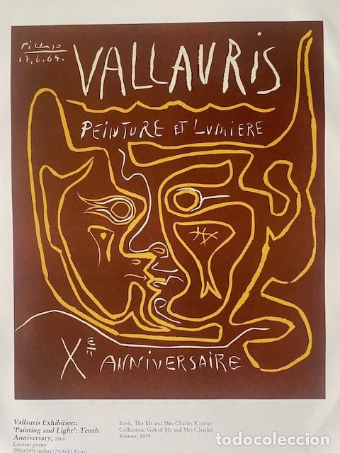 Arte: PABLO PICASSO - Posters 1957. 36 x 26 cm - Foto 1