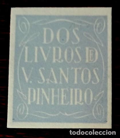 Arte: EX-LIBRIS V. SANTOS PINHEIRO. - Foto 1