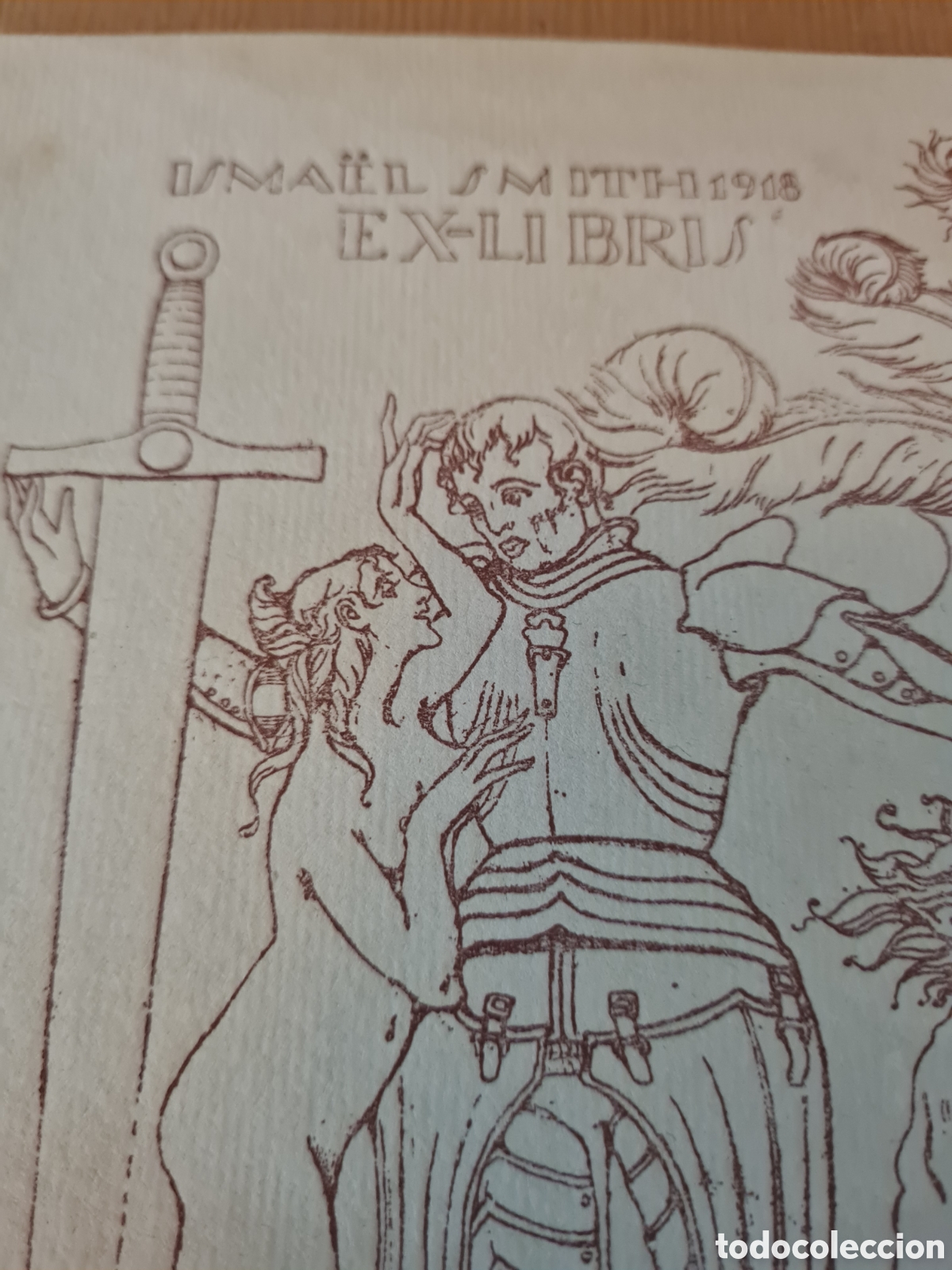 Arte: Ex- libris Ismael Smith 1913 - Foto 2