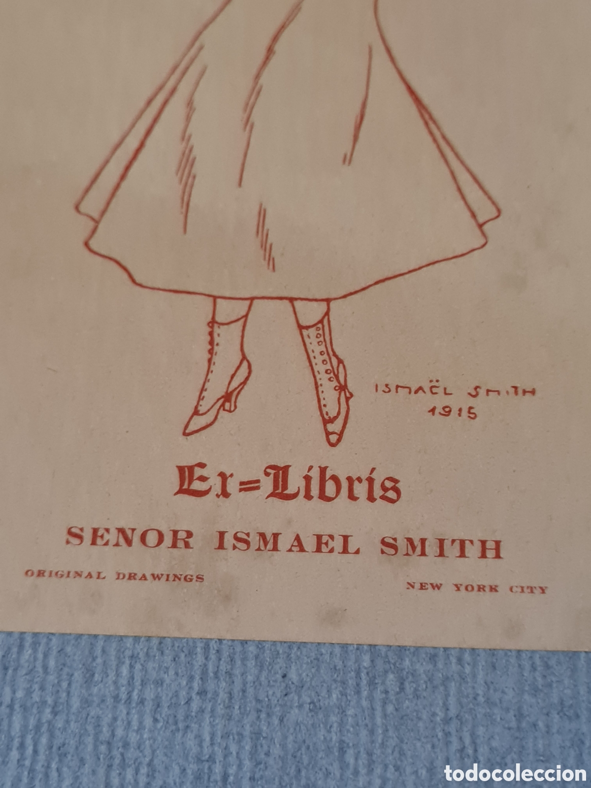 Arte: Ex-libris Ismael Smith 1915 - Foto 3