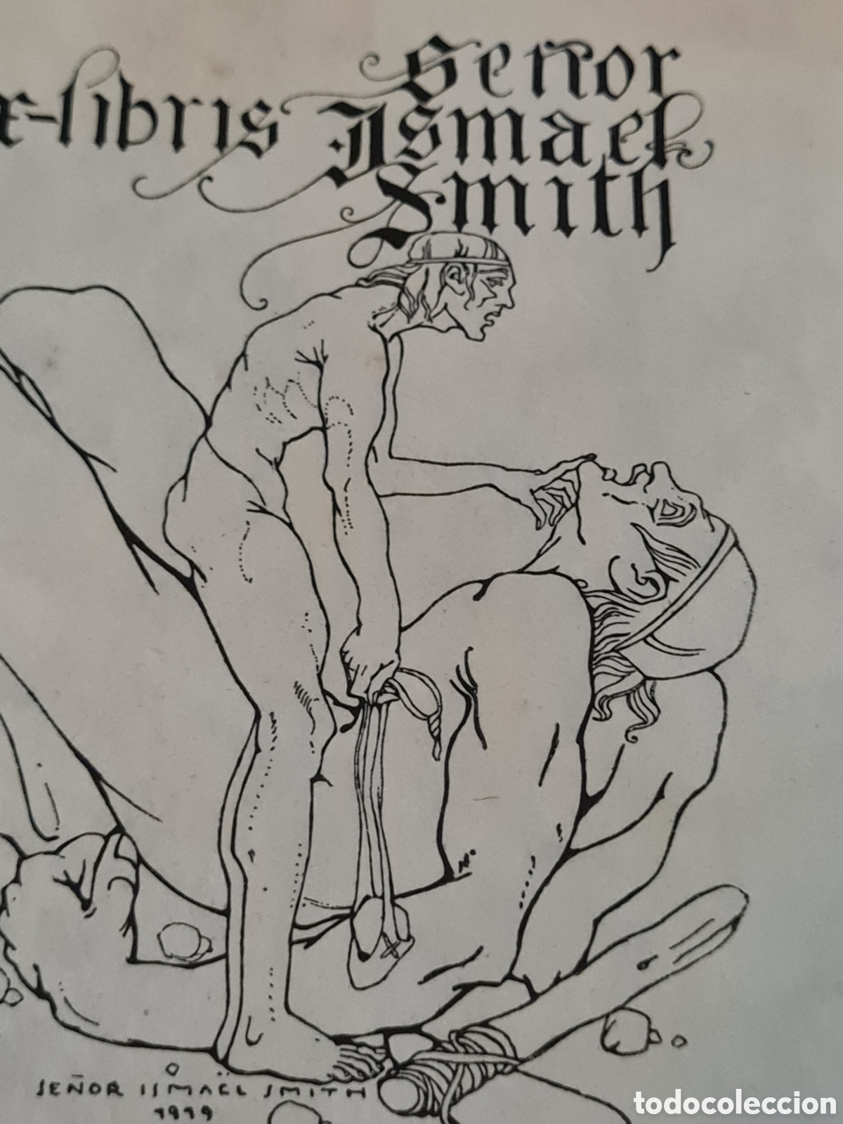Arte: Ex-libris Ismael Smith 1919 - Foto 2