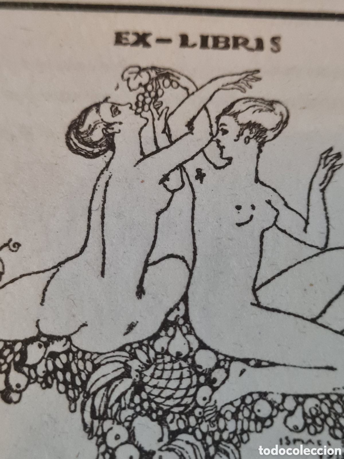 Arte: Ex-libris Smael Smith 1915 - Foto 4