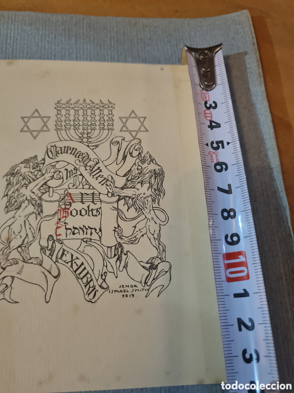 Arte: Ex-libris Ismael Smith 1919 - Foto 2
