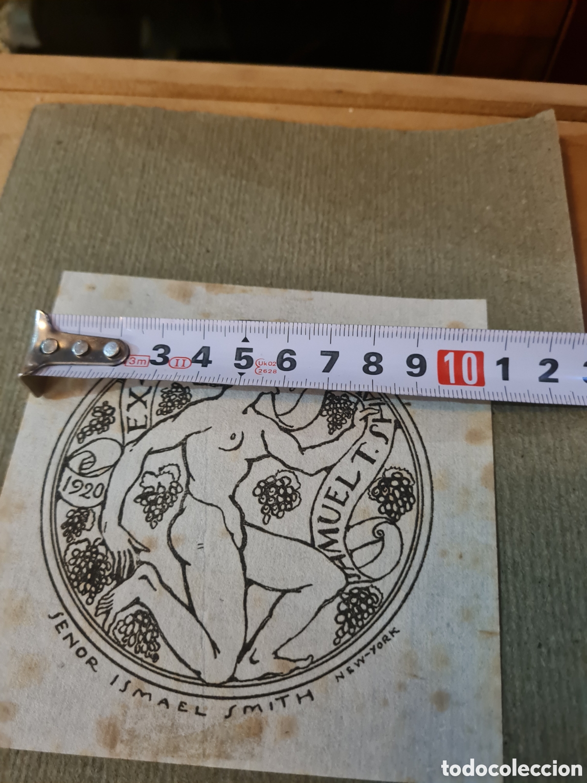 Arte: Ex-libris Ismael Smith 1920 - Foto 2