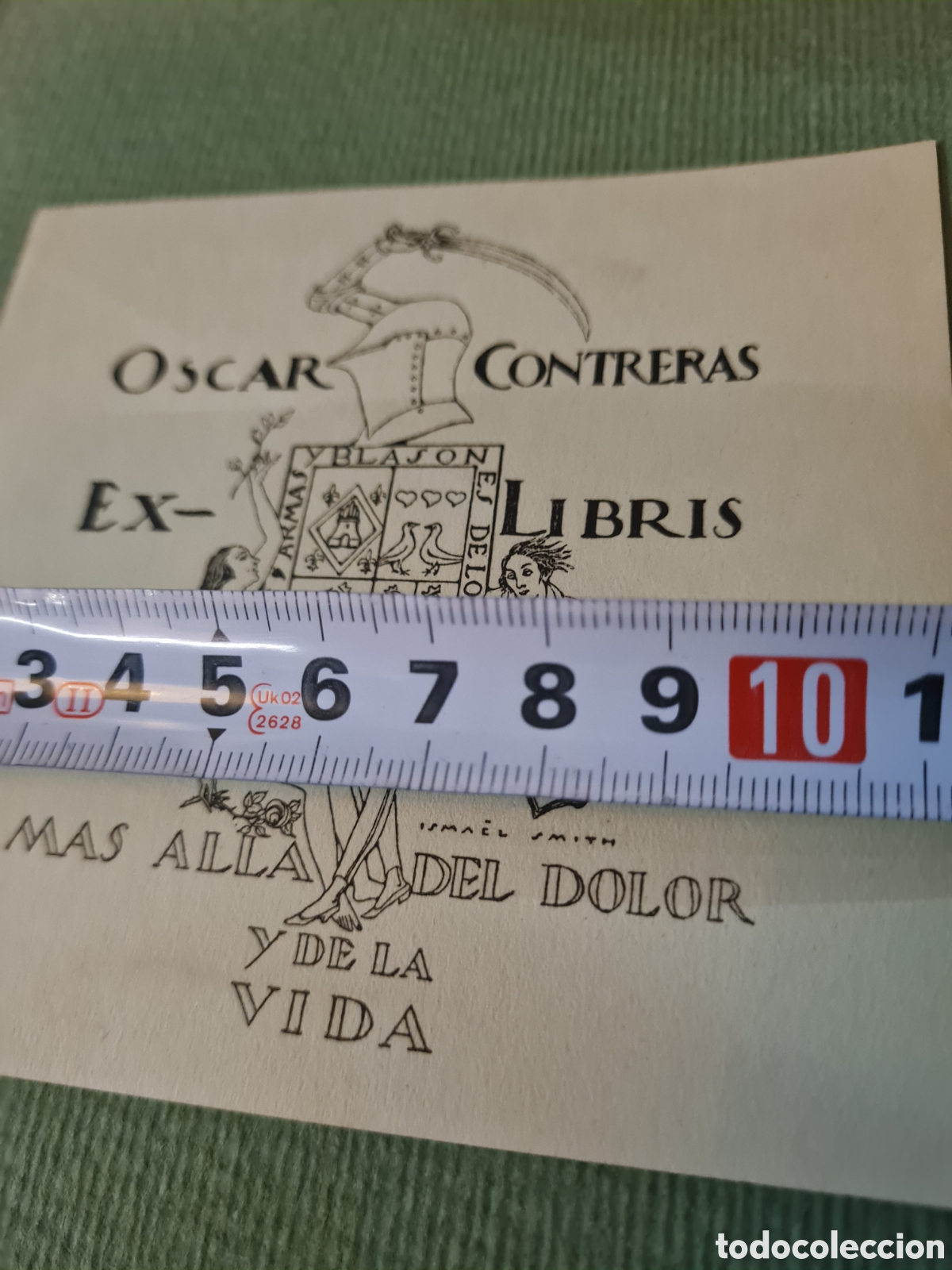 Arte: Antiguo ex-libris Ismael Smith - Foto 3