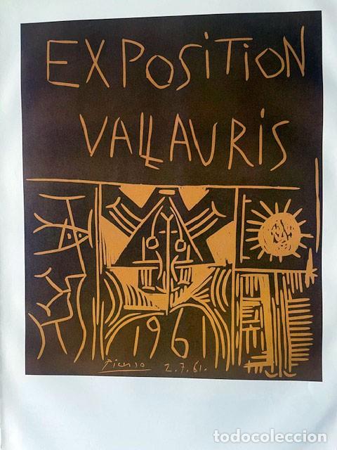 Arte: PABLO PICASSO - Posters 1957. 36 x 26 cm - Foto 1