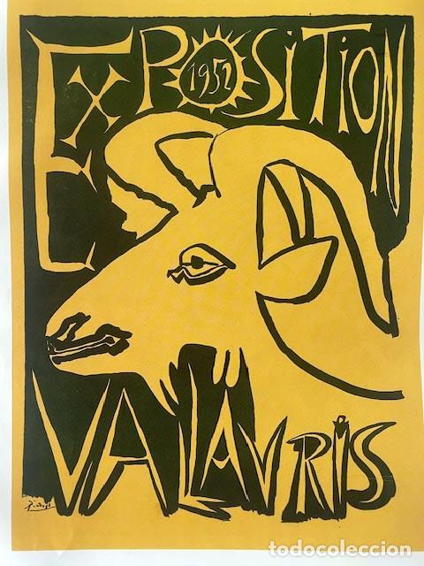 Arte: PABLO PICASSO - Posters 1957. 36 x 26 cm - Foto 1