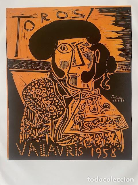Arte: PABLO PICASSO - Posters 1957. 36 x 26 cm - Foto 1