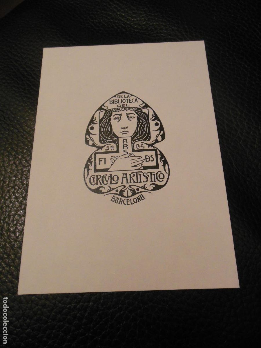 Arte: JOAQUIN RENART EXLIBRIS PARA EL CIRCULO ARTISTICO DE BARCELONA - EX LIBRIS - Foto 1