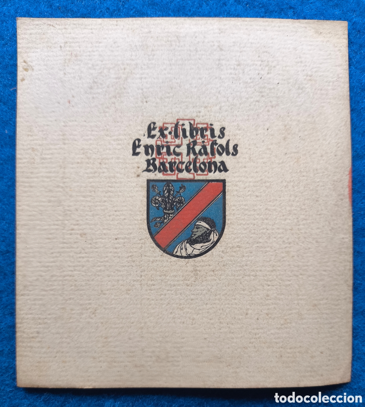 Arte: EX-LIBRIS ENRIC R&Agrave;FOLS BARCELONA - Foto 2