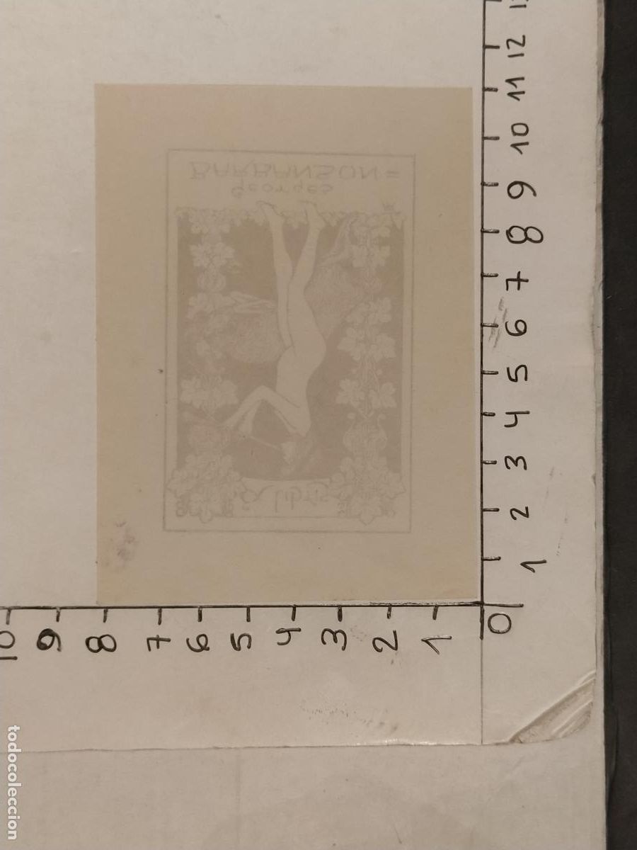 Arte: EX LIBRIS - GEORGES BARBANSON - EXLIBRIS -(113.686) - Foto 2