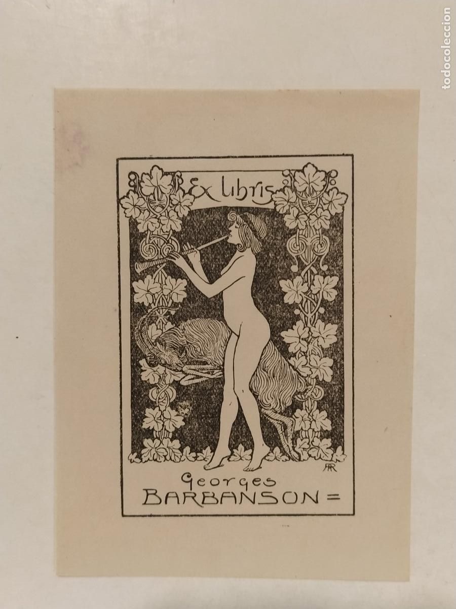 Arte: EX LIBRIS - GEORGES BARBANSON - EXLIBRIS -(113.686) - Foto 1