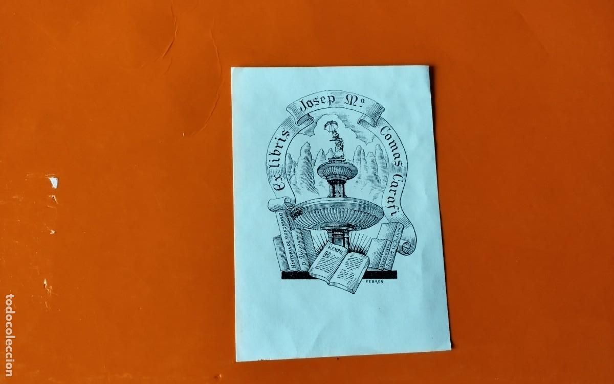 Arte: EX-LIBRIS DE JOSE M&ordf; COMAS CARAFI - Foto 1
