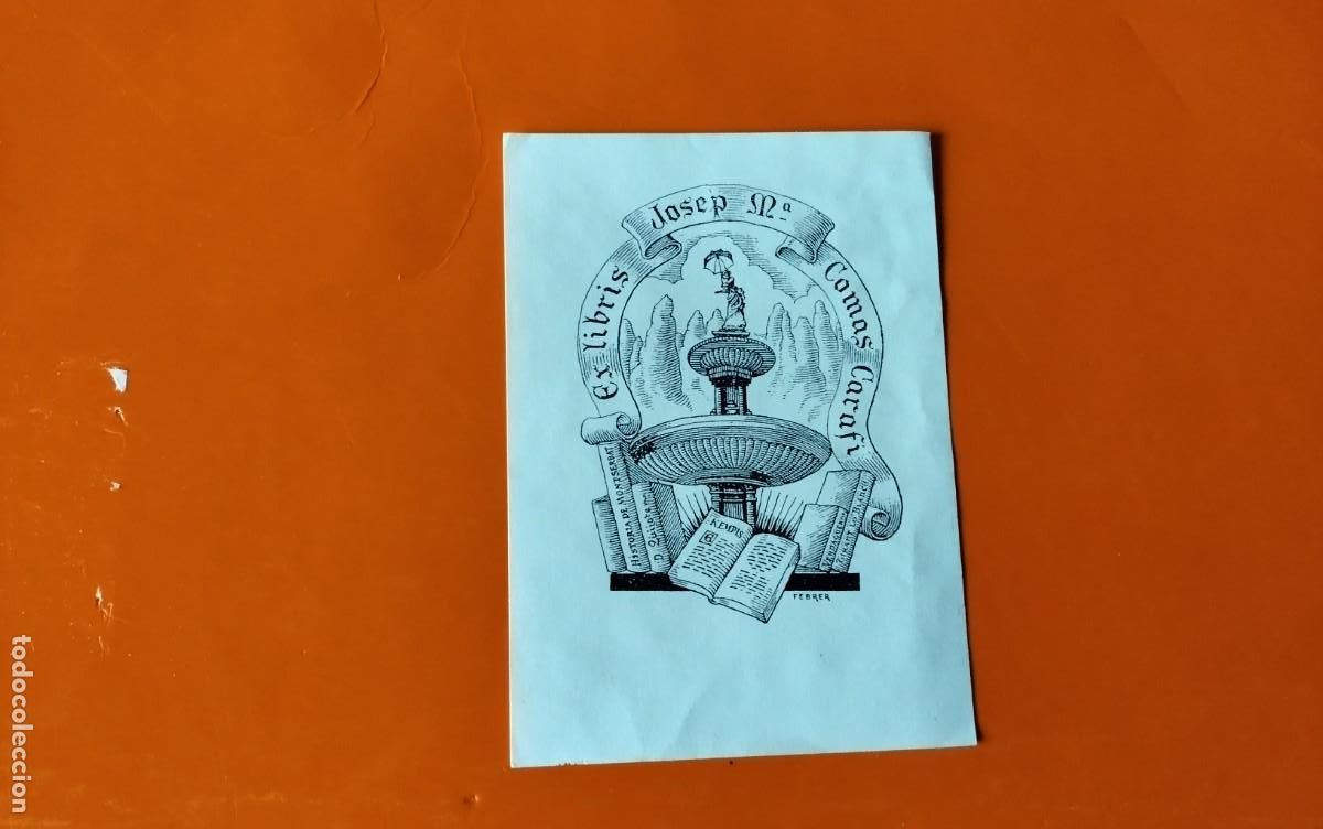 Arte: EX-LIBRIS DE JOSE M&ordf; COMAS CARAFI - Foto 2