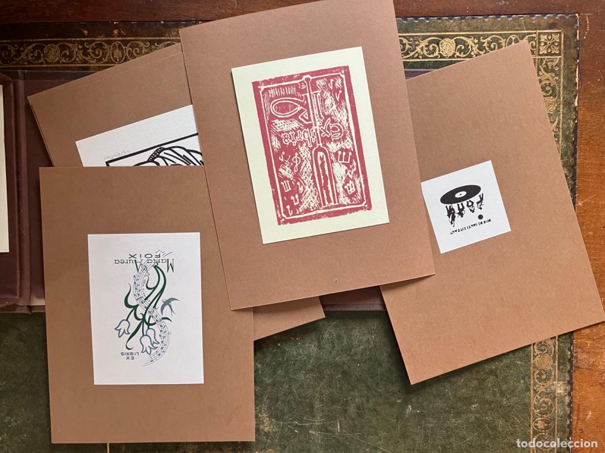 Arte: CAJA DE EXLIBRIS COLECCION M&Uacute;SICA CON 12 Exlibris - Foto 3