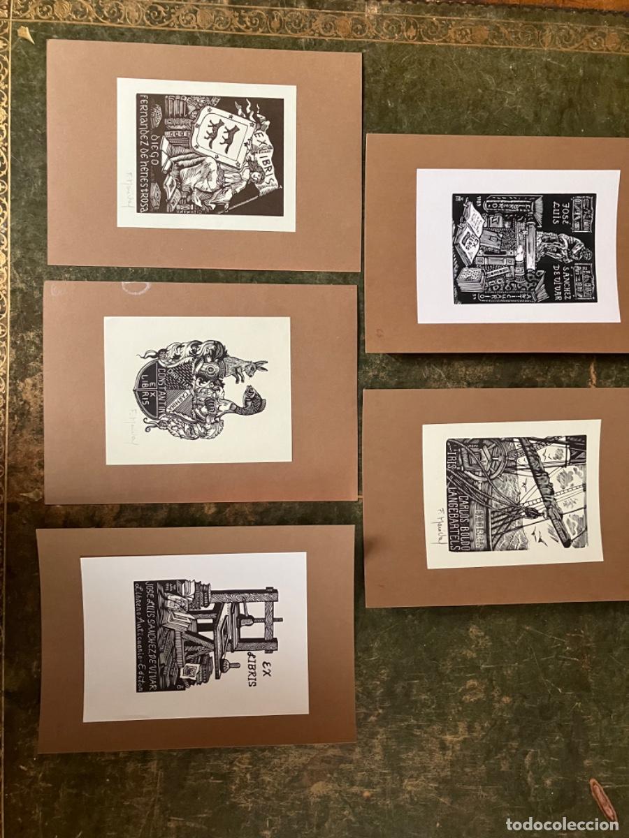 Arte: EXLIBRIS COLECCION FRAN&Ccedil;OIS MARECHAL. 5 Exlibris - Foto 1