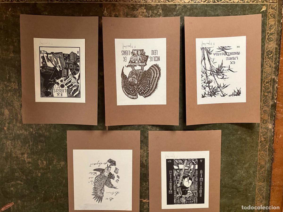 Arte: EXLIBRIS COLECCION FRAN&Ccedil;OIS MARECHAL. 5 Exlibris - Foto 1