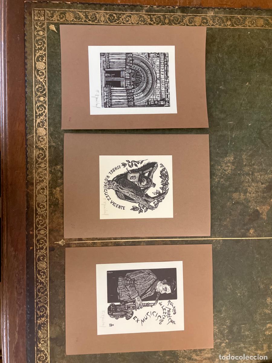 Arte: EXLIBRIS COLECCION FRAN&Ccedil;OIS MARECHAL. 3 Exlibris - Foto 1