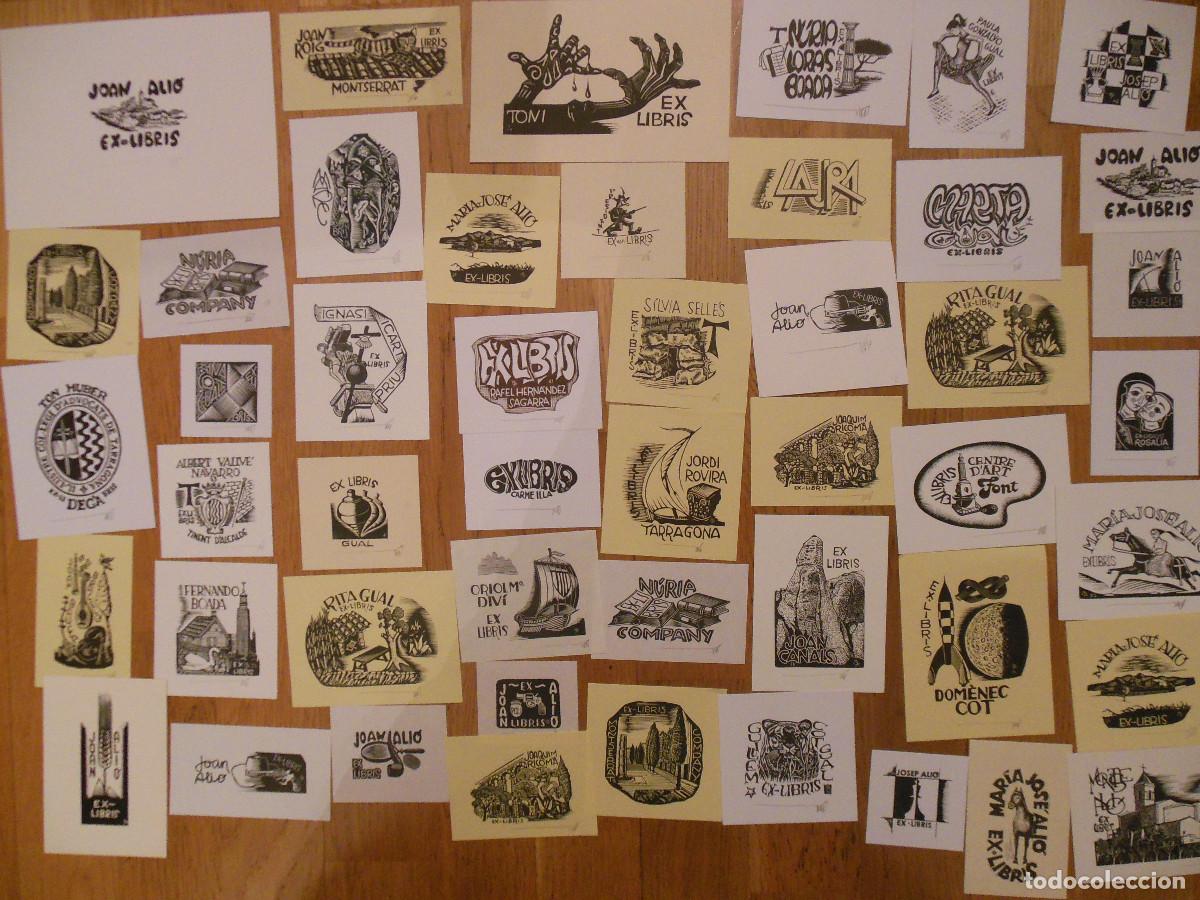 Arte: 110 EXLIBRIS DE JOSEPH GUAL EX LIBRIS CATALU&Ntilde;A - Foto 1