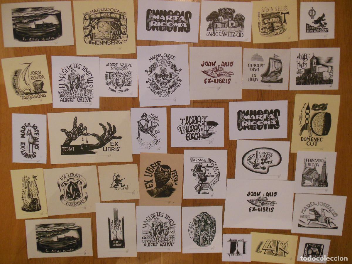 Arte: 110 EXLIBRIS DE JOSEPH GUAL EX LIBRIS CATALU&Ntilde;A - Foto 2