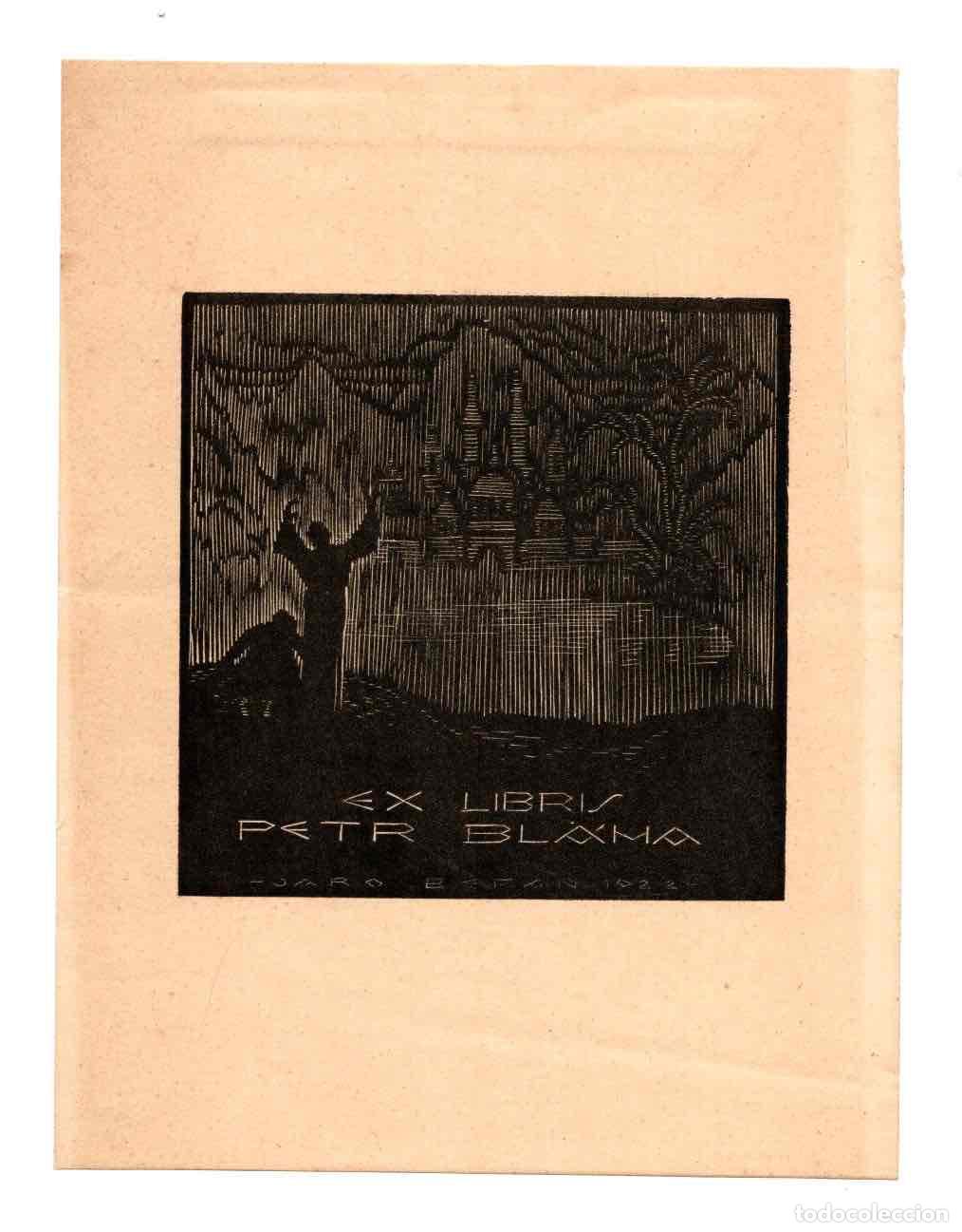 Arte: EXLIBRIS PETR. BLAHA. C.1920 - Foto 1