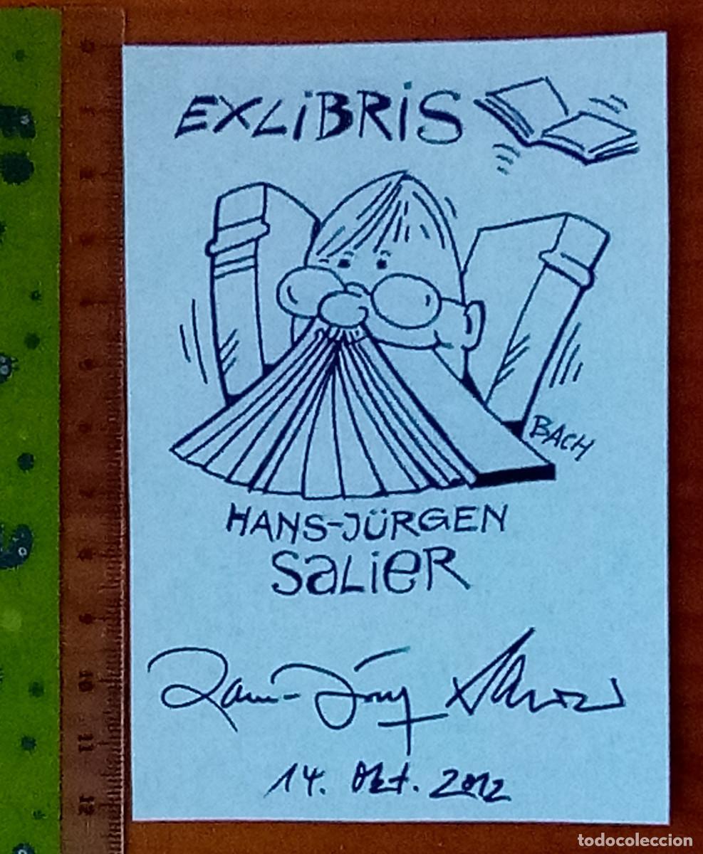 Arte: Ex-libris Exlibris Hans-J&uuml;rgen Salier, 2012. Libro - Foto 1