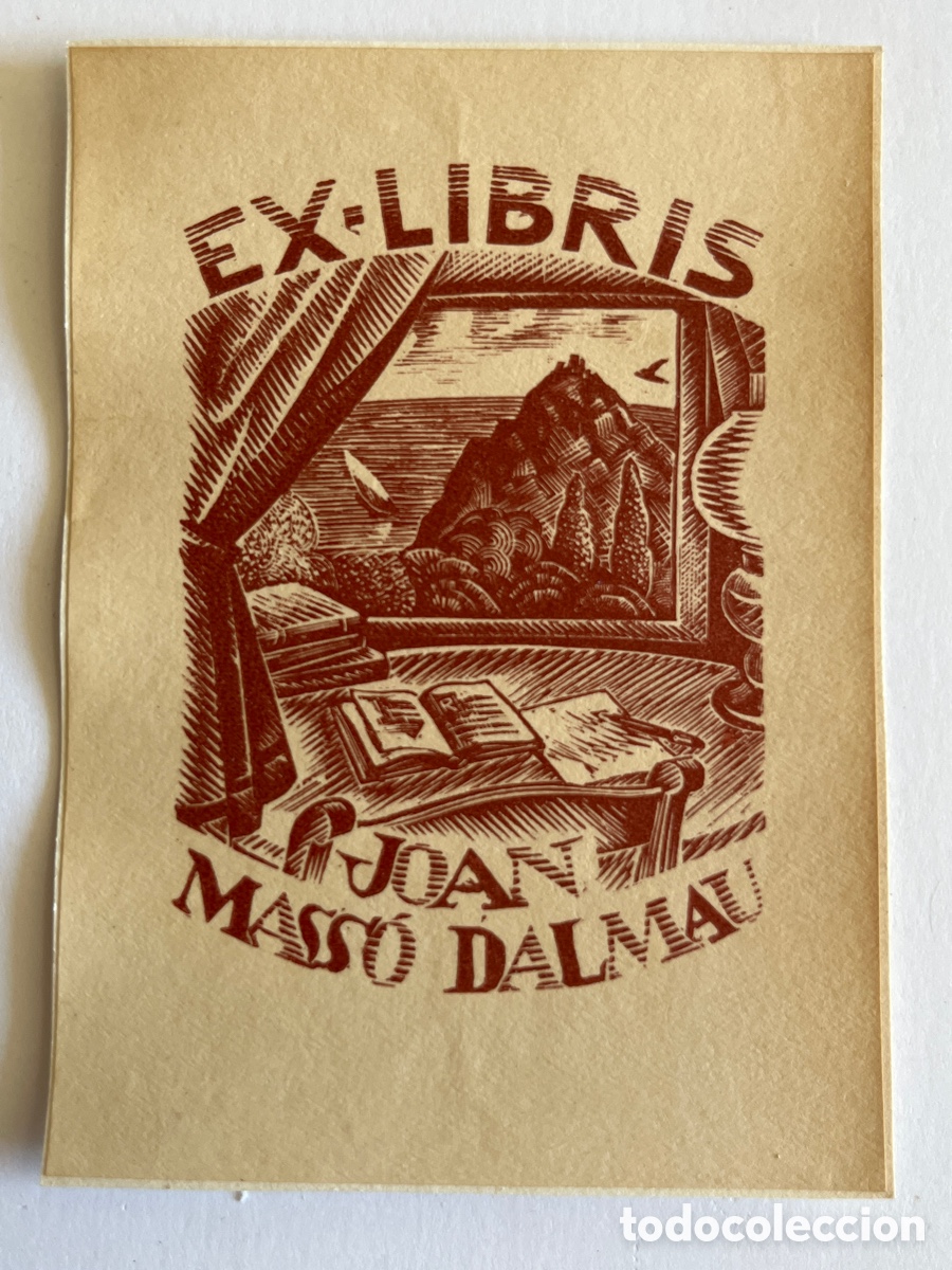 Arte: EX LIBRIS. Exlibris. Joan Mass&oacute; Dalmau. - Foto 1