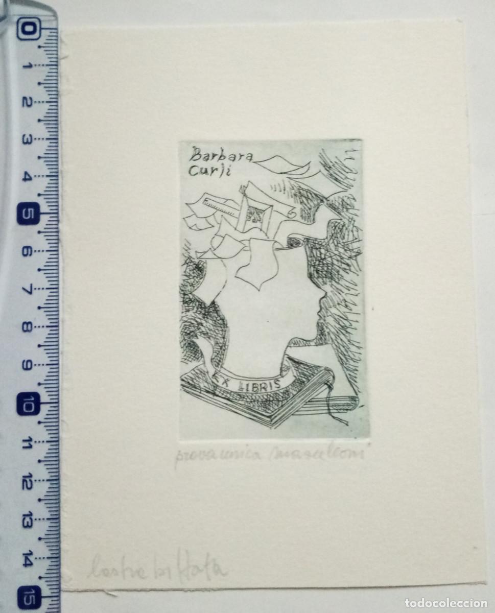 Arte: Ex-libris Exlibris Ivana Mascelloni. Cabeza Libro - Foto 1