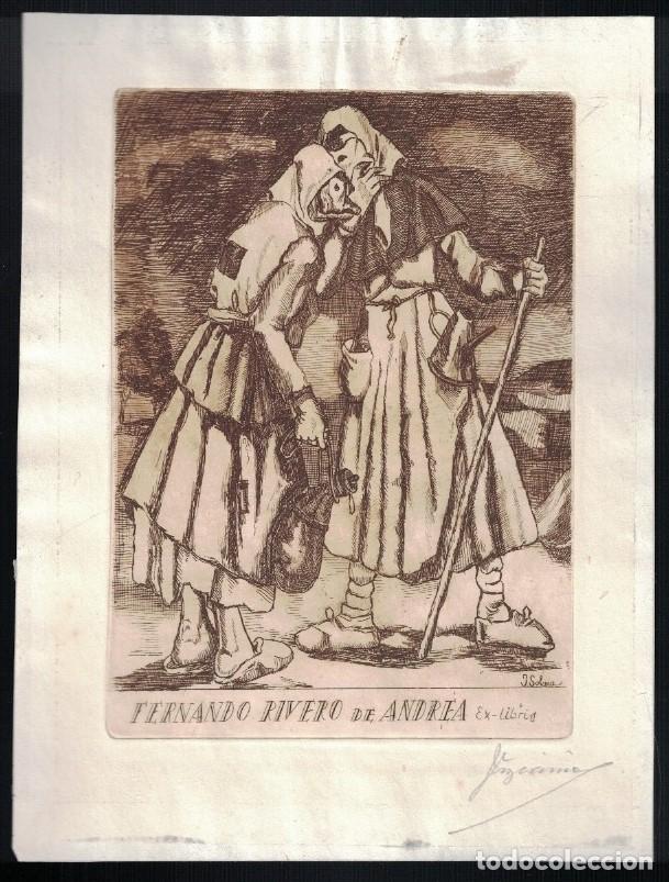 Arte: EX LIBRIS. M&Aacute;SCARAS. - Rivero de Andrea. Ferando, (Titular) - Foto 1
