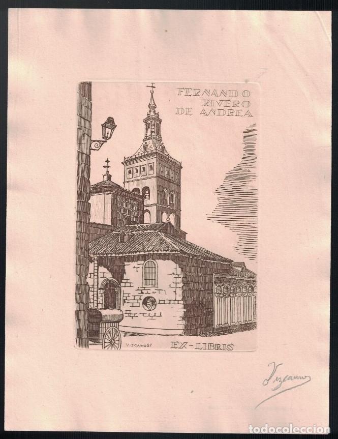 Arte: EX LIBRIS. IGLESIA DE SAN ESTEBAN EN SEGOVIA. - Rivero de Andrea. Ferando, (Titular)
