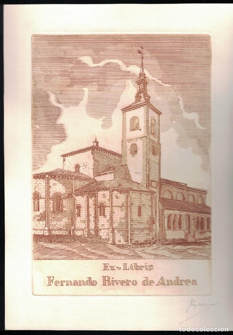 Arte: EX LIBRIS. IGLESIA ROM&Aacute;NICA DE SAN MILL&Aacute;N. (Segovia) - Rivero de Andrea. Ferando, (Titular)