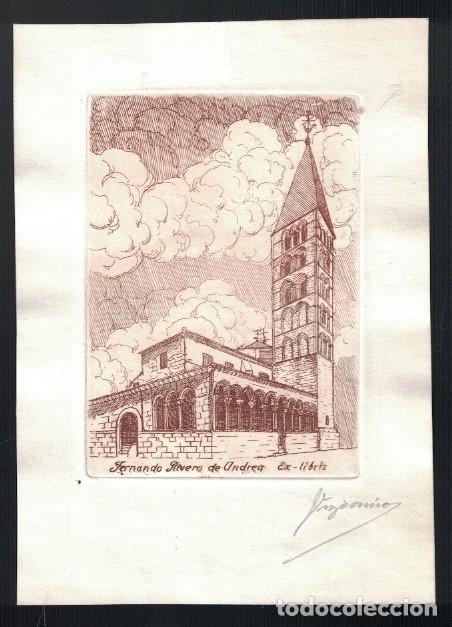 Arte: EX LIBRIS. IGLESIA DE SAN ESTEBAN EN SEGOVIA. - Rivero de Andrea. Ferando, (Titular)