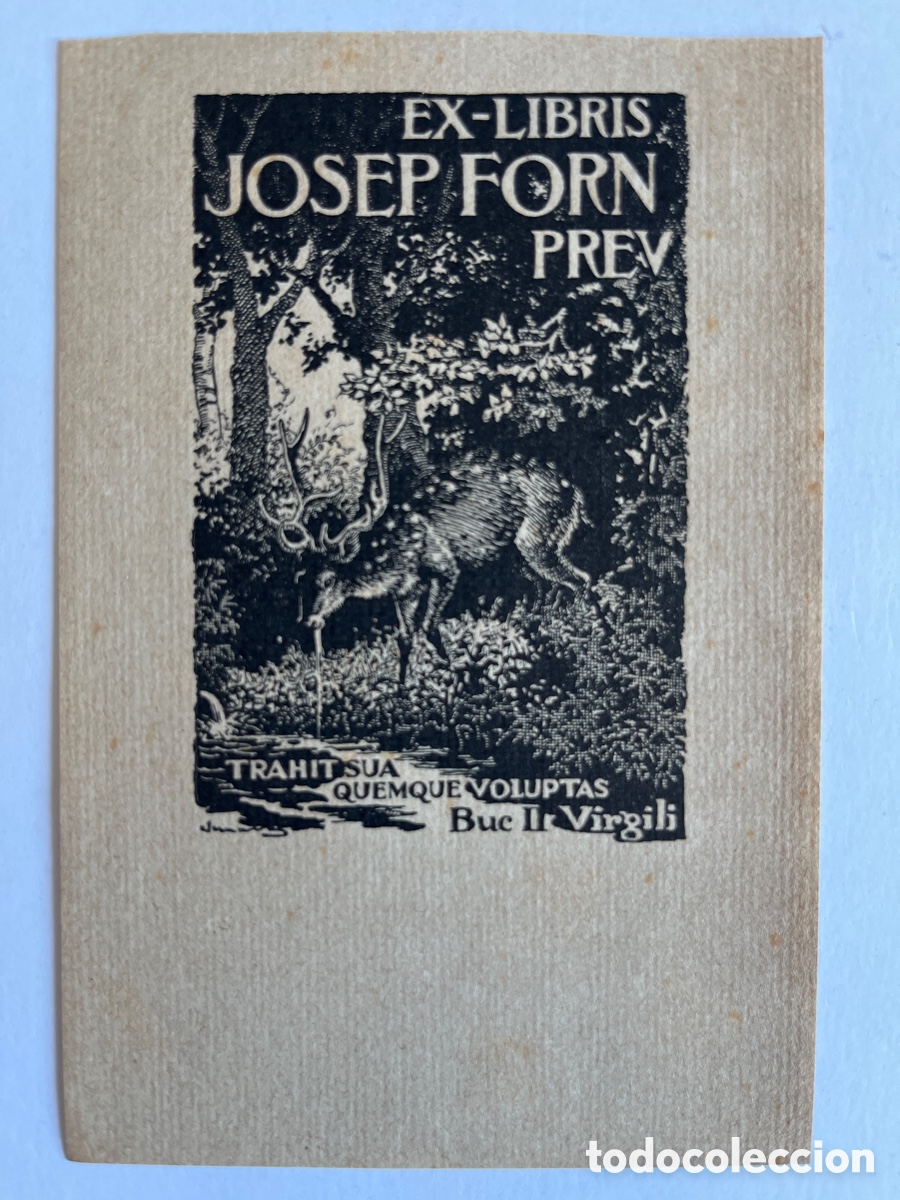 Arte: EX LIBRIS. Exlibris. Josep Forn.